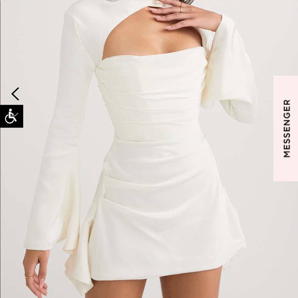 White Corset House Of CB dress - Picture 3 of 7